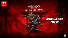 Assassin's Creed Shadows Official Nintendo Switch 2 Launch Trailer