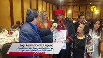 INVESTIDURA DEL CLAUSTRO DOCTORAL HONORIS CAUSA FUE IMPUESTA AL MSC. EDGARDO ASATIANI VELIZ