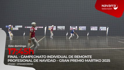 Final Campeonato Individual de Remonte, este domingo, a las 17:45 horas en Navarra Televisión