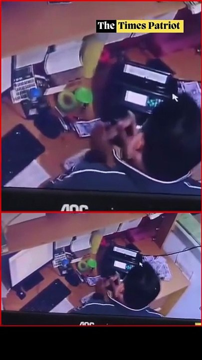 UP: Cooperative Bank Cashier Caught on CCTV Stealing Customer’s Cash, Suspended