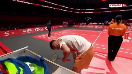 Le replay du 2e match de Christo Popov - Badminton