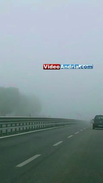Nebbia sulla Andria-Barletta: ridotta la visibilità per i viaggiatori sulla Strada Statale 170
