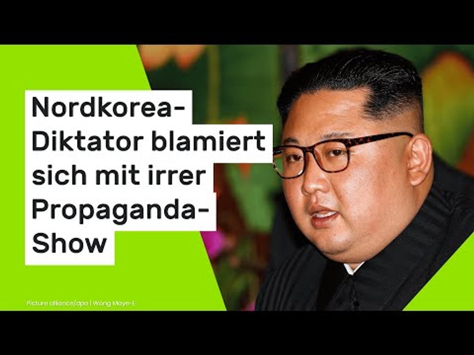 Kim Jong-un: Nordkorea-Diktator blamiert sich mit irrer Propaganda-Show