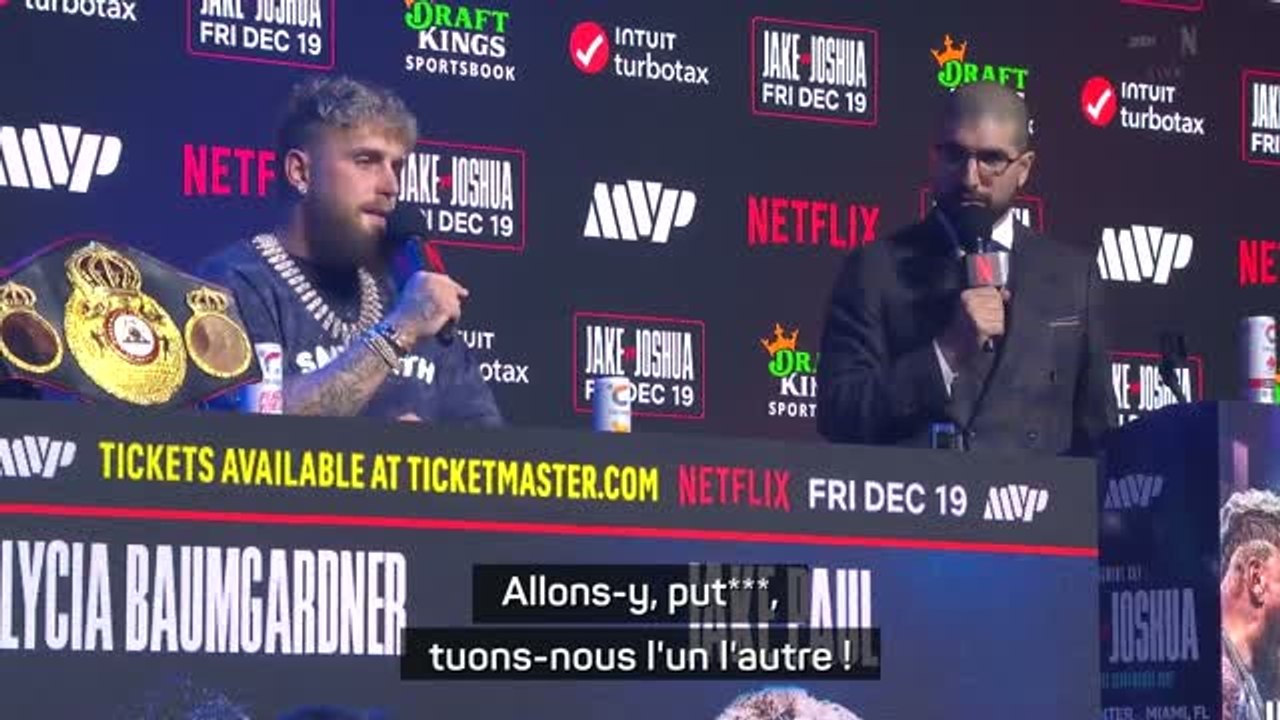 Boxe - Jake Paul avant d'affronter Joshua : "Tuons-nous l'un l'autre !"