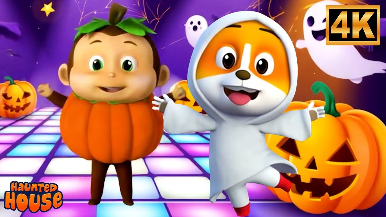Halloween Kaboochi Dance Song | Haunted House Nursery Rhymes for Kids | Fun Spooky Dance
