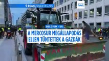 Megint több ezer traktor a francia utakon - nem elég a kényszervágás, jön a Mercosur-megállapodás is