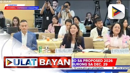 Pag-ratify ng Kongreso sa proposed 2026 National Budget, iniurong sa Dec. 29 | ulat ni Louisa Erispe
