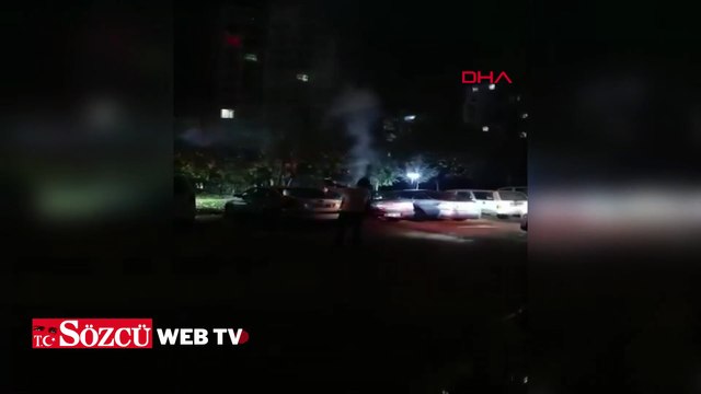 Korkunç anlar: Ateşlediği havai fişek elinde patladı!