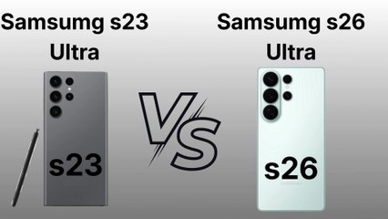 Samsung S23 ultra vs S26 ultra//The shocking result!!