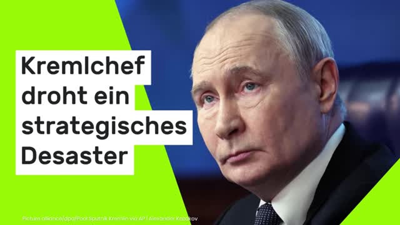 Wladimir Putin: Kremlchef droht ein strategisches Desaster