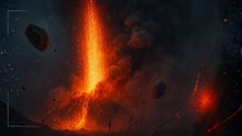 Terrifying Footage Captures Volcano Blasting Lava 1,000ft