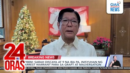 Sarah Discaya at 9 na iba pa, inisyuhan ng arrest warrant kaugnay ng flood-control project sa Davao Occidental | 24 Oras