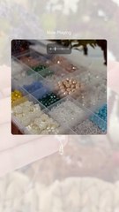 Daisy Flower Bracelet Tutorial 🌼 | Easy Beaded Bracelet DIY