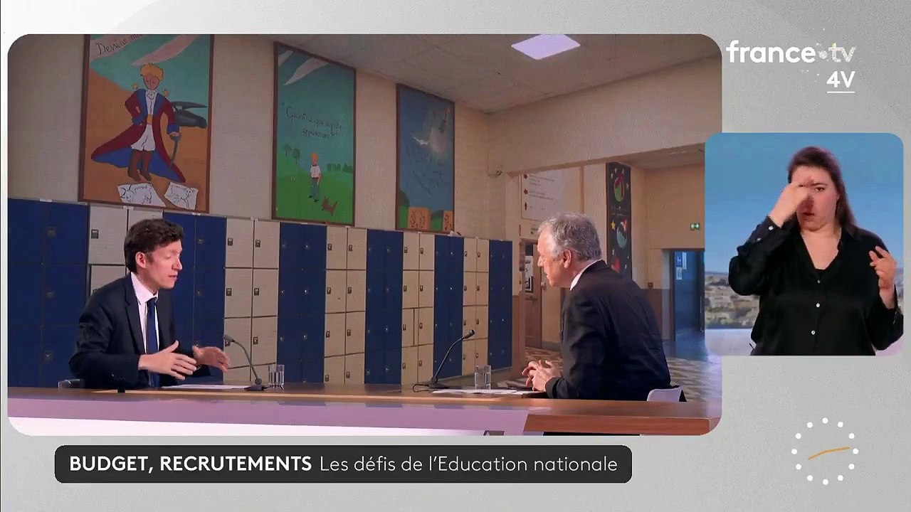 Le ministre de l’Education Edouard Geffray veut faire à partir de septembre 2026 « du sur-mesure » pour les collèges qui concentrent le plus de difficultés scolaires - VIDEO