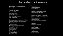 Pas de réseau à Bonnevaux