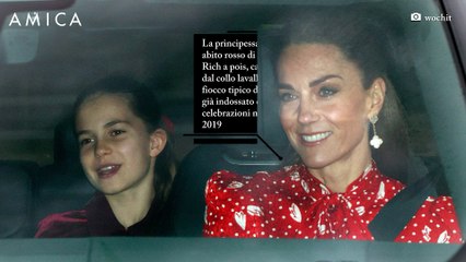 Kate Middleton, Natale Anni 80 con l'abito riciclato