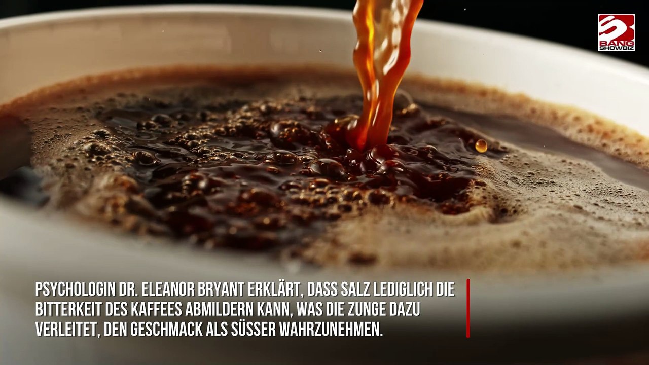 Salz im Kaffee birgt Gesundheitsrisiken