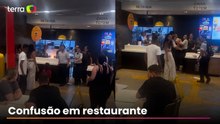Funcionários e clientes trocam socos e fazem 'guerra de comida' em briga no McDonald's