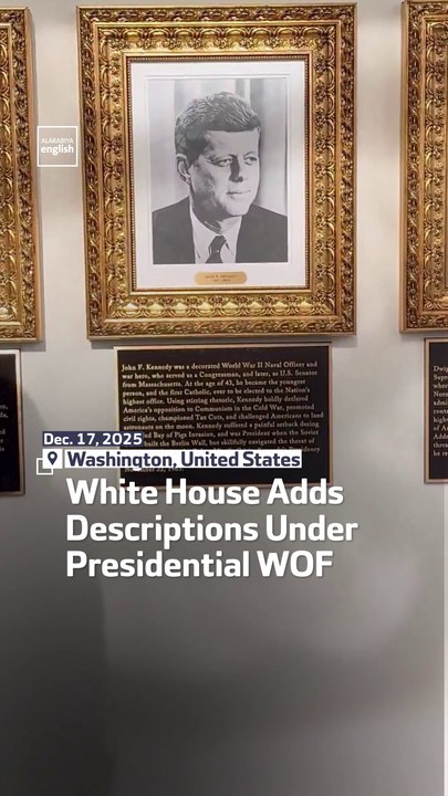 White House Adds Descriptions Under Presidential WOF