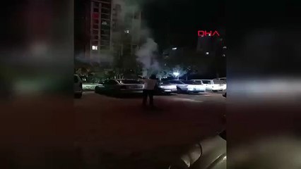 Havai fişek şovu kötü bitti! Einde patladı