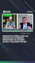 Medinaceli señala que las medidas del Gobierno permitirán un ahorro  de $us 7 millones por día