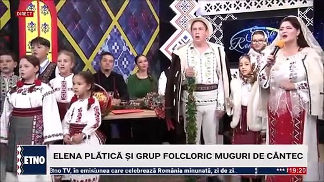 Elena Platica si Grupul folcloric „Muguri de cantec” - Colind de fereastra (Seara romaneasca - ETNO TV - 08.12.2025)