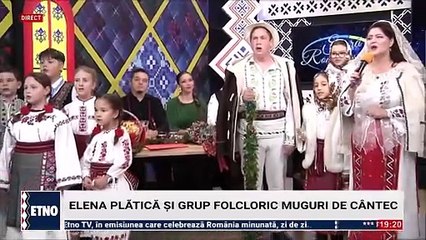 Elena Platica si Grupul folcloric „Muguri de cantec” - Colind de fereastra (Seara romaneasca - ETNO TV - 08.12.2025)