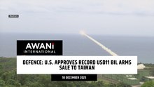 U.S. greenlights USD11 bil weapons package for Taiwan