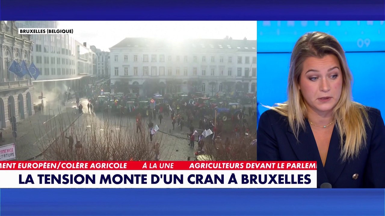 Colère des agriculteurs à Bruxelles : «Les Français sont derrière les agriculteurs. Mais c'est regrettable qu'elle s'exprime de cette manière», estime Céline Hervieu