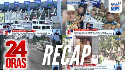 24 Oras: (Part 1) 5 bus, magkakasunod na binato sa NLEX | HPG official, nambugbog sa Crame | 6 sugatan sa karambola ng 5 sasakyan, atbp.