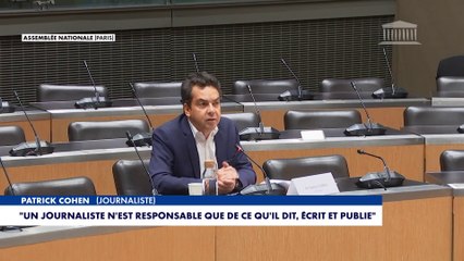 Patrick Cohen : «Je n’ai rien fait d’autre que mon métier»