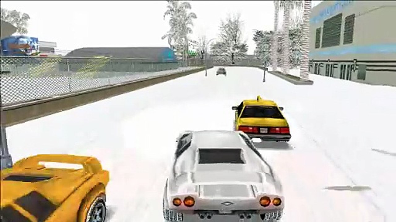 GTA Vice City,  Snow Conversion | Ice Day Mod | Video - 1