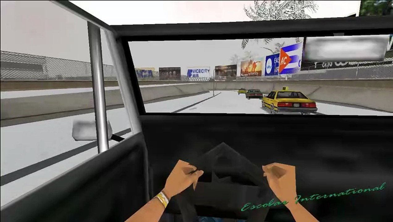 GTA Vice City,  Snow Conversion | Ice Day Mod | Video - 7, First-Person View