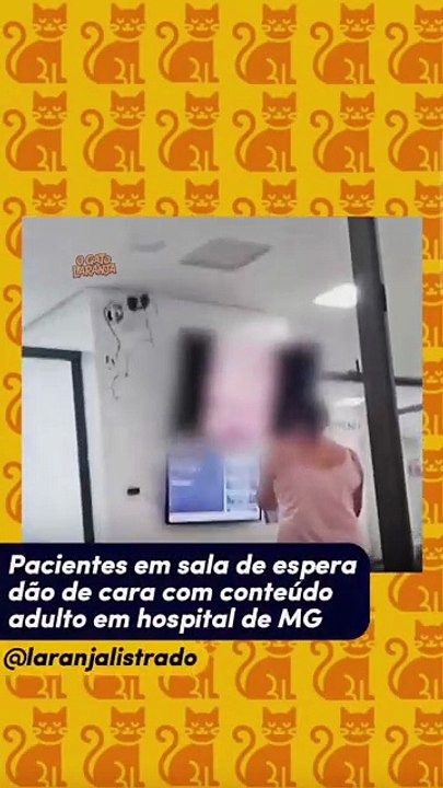 Pacientes em sala de espera dão de cara com conteúdo adulto em hospital de MG