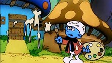 Os Smurfs - Poeta e Pintor (1981)