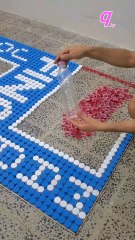 The Final 🔥 Morocco vs. Jordan 🇲🇦🇯🇴The 2025 Arab Cup Final is here!I created the Morocco vs. Jordan final using 1,872 bottle caps 😳Who will lift the trophy tonight? 👀🏆