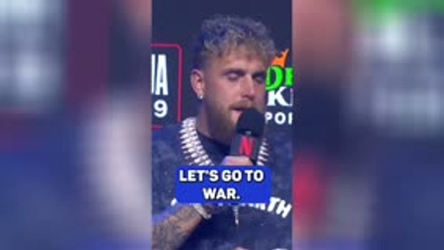 Jake Paul and Anthony Joshua trade blows in explosive news conference