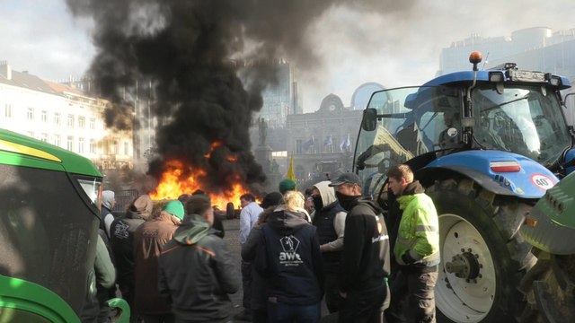 Wütende Landwirte: Protest gegen geplantes Mercosur-Handelsabkommen