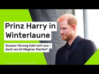 Prinz Harry in Winterlaune: Sussex-Herzog tobt sich aus - doch wo ist Meghan Markle?