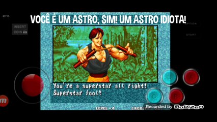 Fatal Fury 3 Hon Fu vs Joe Higashi fala de vitória do Hon Fu em português