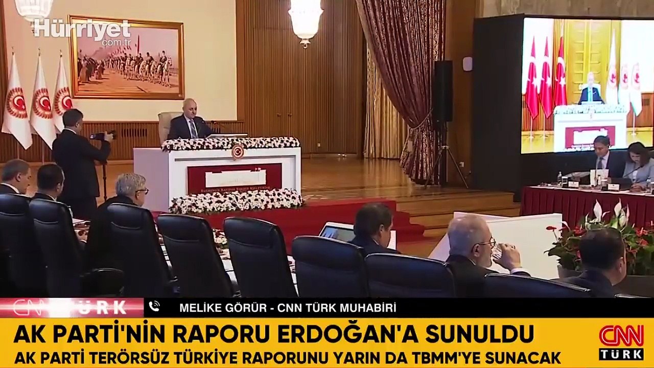 Terörsüz Türkiye için hazırlanan rapor Cumhurbaşkanı Erdoğan'a sunuldu