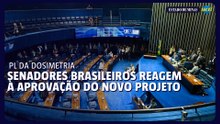 Senadores se manifestam após a aprovação do projeto que pode reduzir pena de Bolsonaro