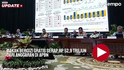 Makan Bergizi Gratis Serap Rp 52,9 Triliun dari Anggaran di APBN