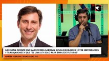 Goerling afirmó que la reforma laboral busca equilibrio entre empresarios y trabajadores