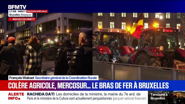 Accord UE-Mercosur: les agriculteurs commencent à quitter la manifestation à Bruxelles