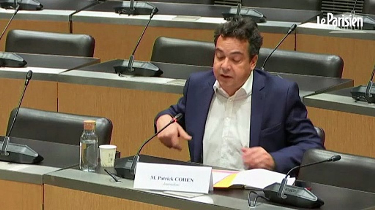 « Propagande », « barbouzes » : devant les députés, Patrick Cohen accuse les médias Bolloré
