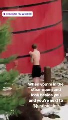 Justin Bieber Is Steaming Hot, Running Shirtless Outside On Ski Vacation In Whistler BC -- Video