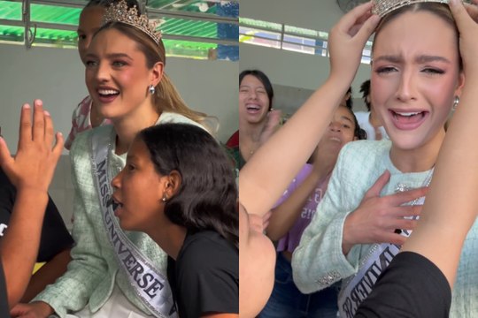 Miss Venezuela, Clara Vegas, visitó la Parroquia Macarao
