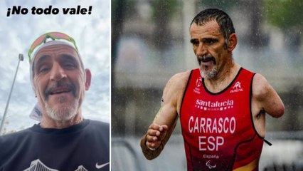 El triatleta paralímpico Kini Carrasco denuncia agresiones verbales