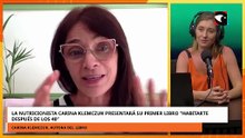 La nutricionista Carina Klemczuk presentará su primer libro “Habitarte después de los 40”.mp4